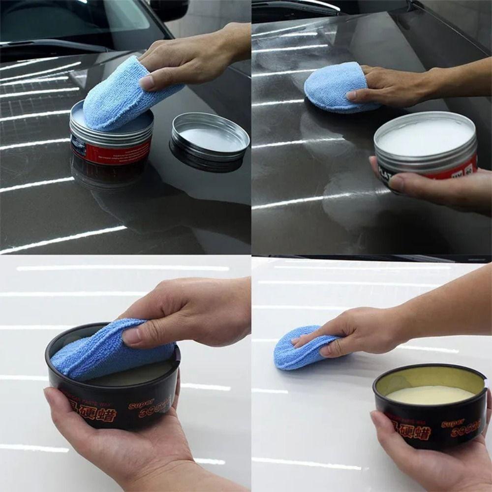 6pcs Double-sided Cleaning Pads Rags Ultra-Soft Car Wax Applicator Pad Auto Detailing