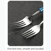 Bamboo Shape Handle Fork and Spoon 304 Stainless Steel Bamboo Handle Cutlery  Home Kitchen
