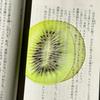 Marque-page en acrylique en forme de fruit Pomme Raisin Simulation Marque-page de lecture transparent Papeterie d'apprentissage Jouet pour enfants Cadeau