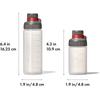 Portable Squeeze Bottles with Attached Caps Leakproof Reusable Sauce Containers for Ketchup Mustard Mayo Camping Picnic BBQ