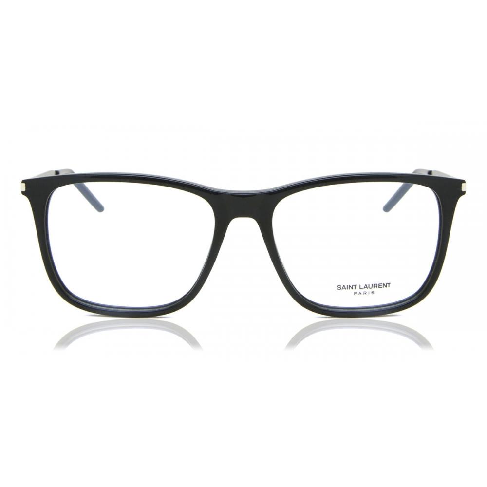 

Saint Laurent Sl 345 002 Men Eyeglasses Black/55