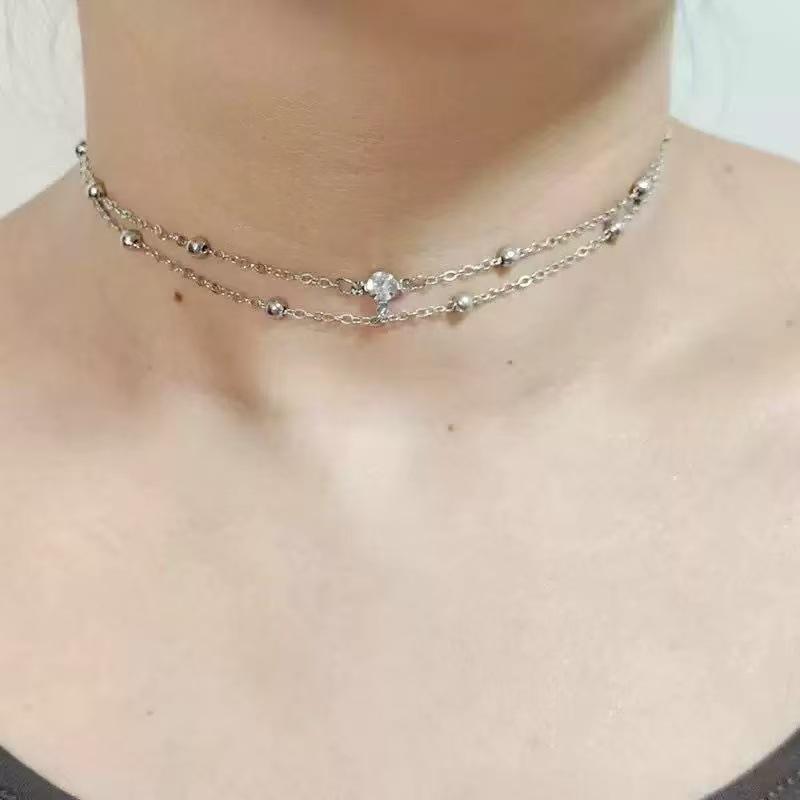 

Rhinestone Body Chain Necklace - Sexy Lingerie & Pendant Accessories One Size