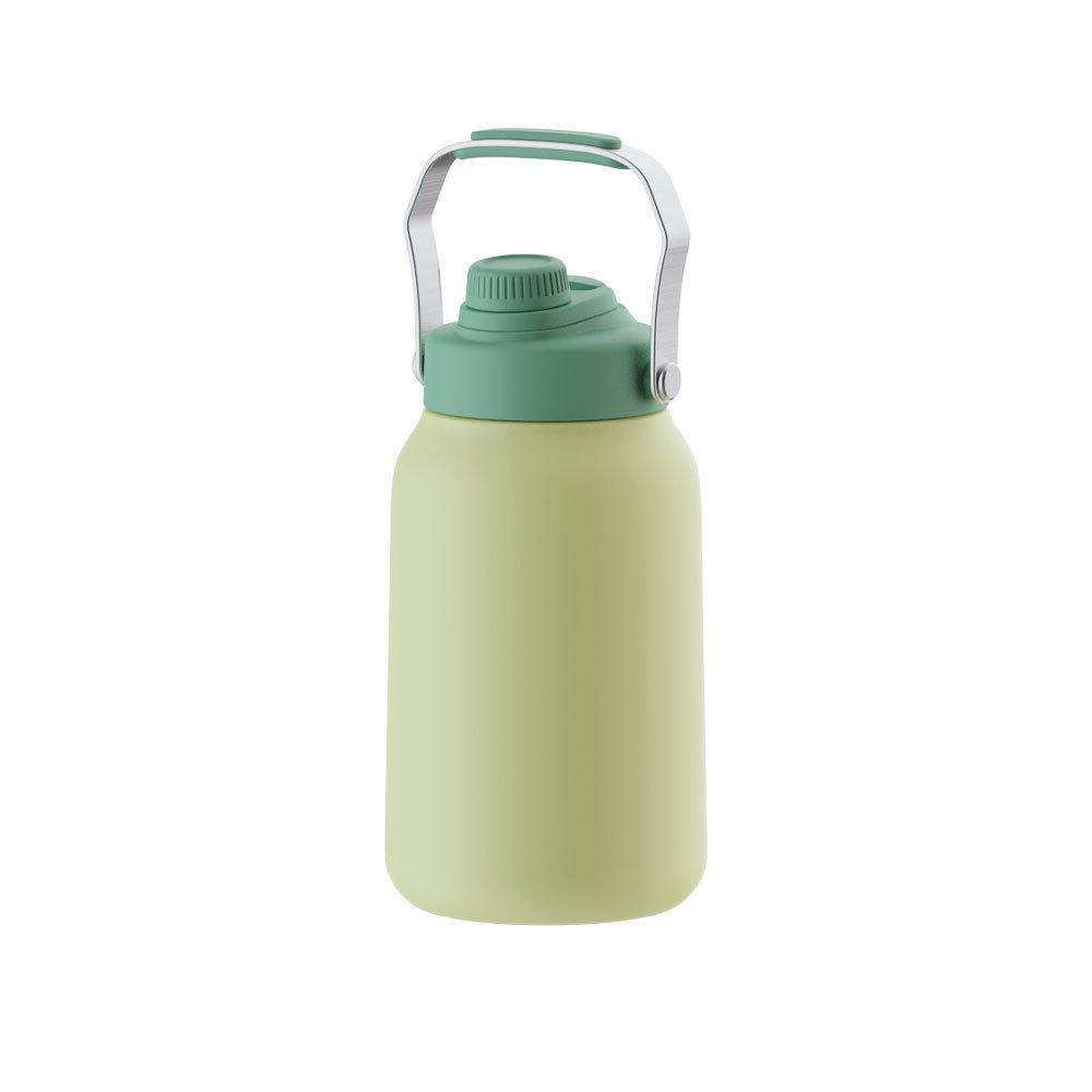 New double-layer 304 stainless steel wide-mouth sports kettle outdoor portable large-capacity travel insulation 64oz