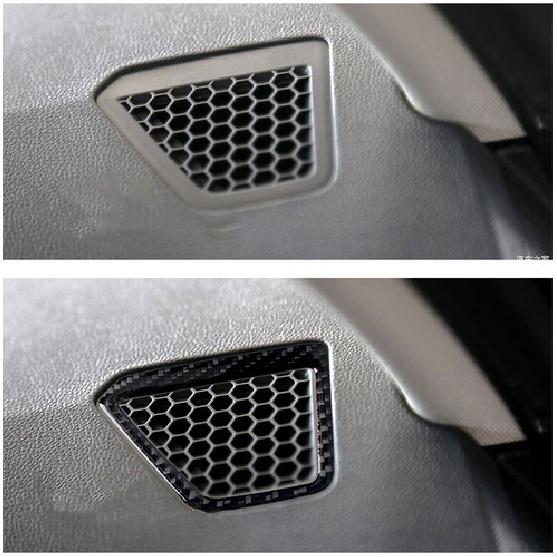 Carbon Fiber Dashboard Air Vent Outlet Frame Cover For BMW 3Series G20 -22