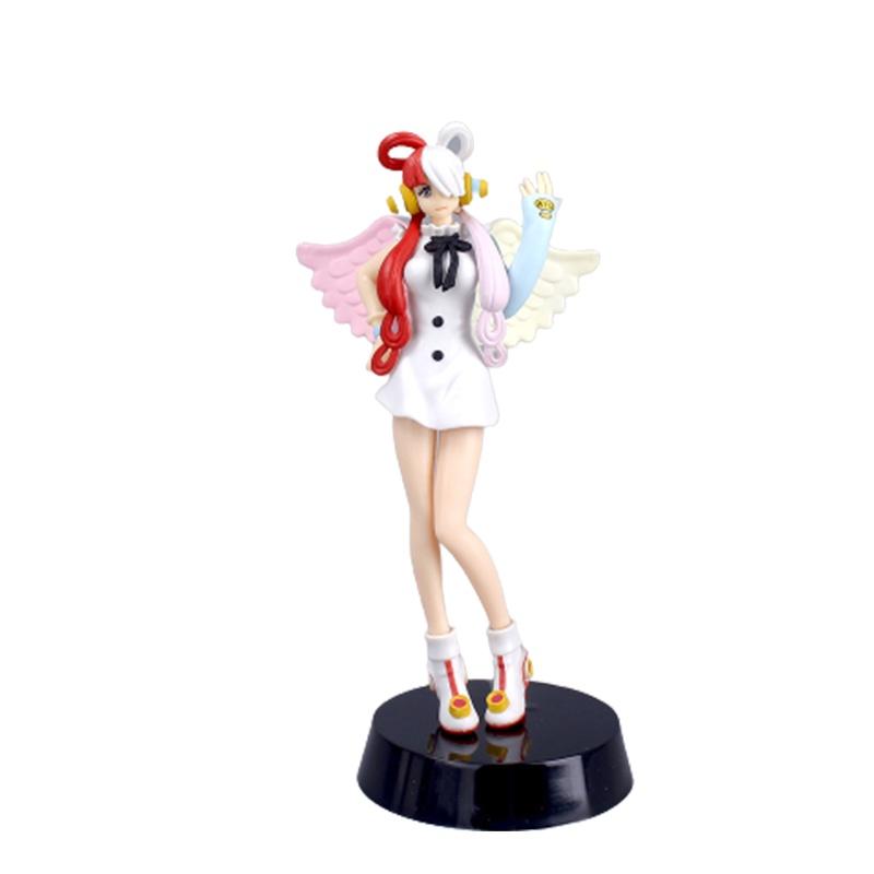 Colored Luffy Zoro Sanji Uta One Piece Film Red Figure Cake Topper Xmas Gifts