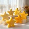 DIY Relief Star Form Silicone Mold Ramadan Candle Aroma Plaster Resin Ornaments Molds Handmade Soap Candle Making Supplies