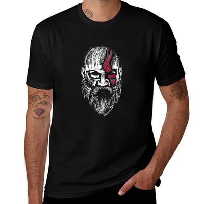 Kratos T-Shirt Printed T Shirts for Man Man T Shirt Summer T-Shirt