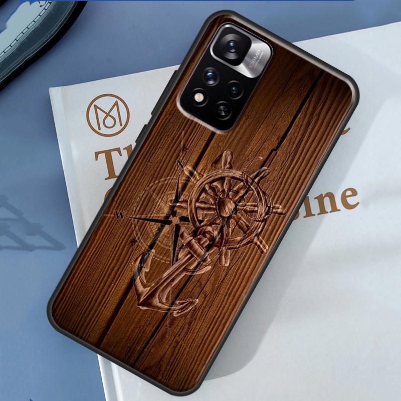 Compass Case For Xiaomi Redmi 14C 13C 10C 12C Redmi Note 13 14 Pro 12 11 9 10 9S 10S 11S 12S Cover