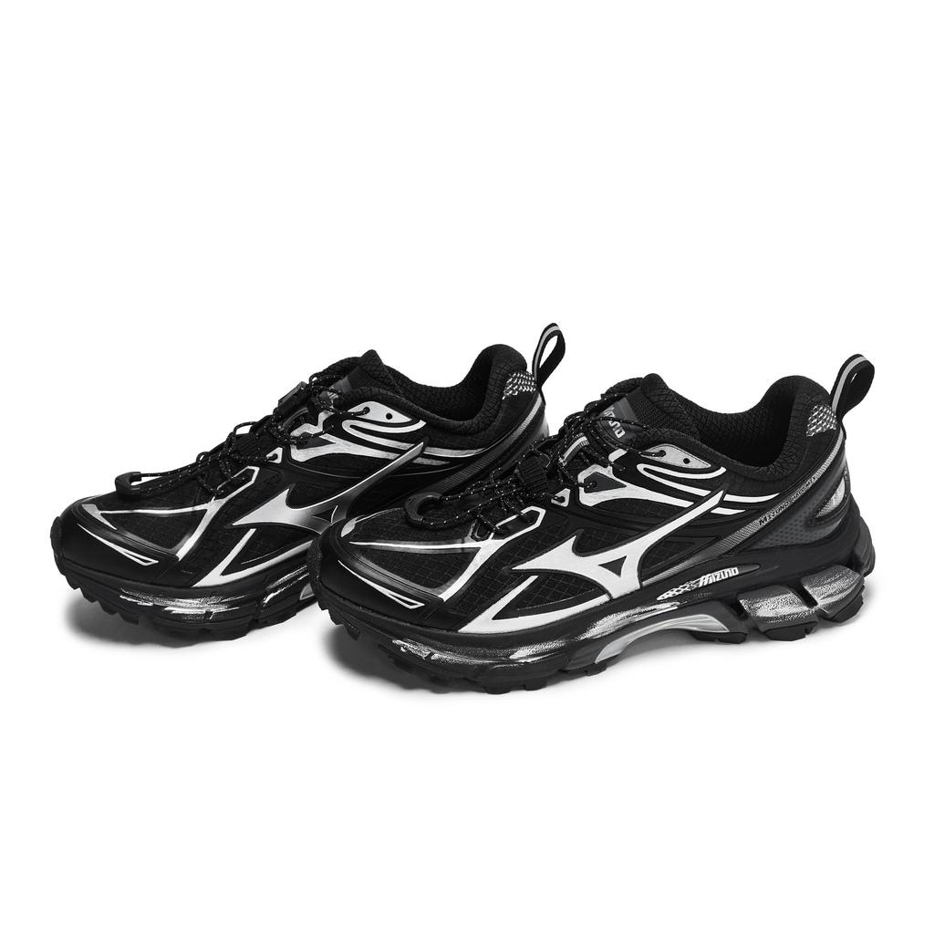 Mizuno Halo Mi Cushioning Low top Running Shoes Unisex Black Silver D1GH251201(Team1492-)