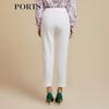 PORTS Women's High-Waist Slim-Fit Ankle Pants
