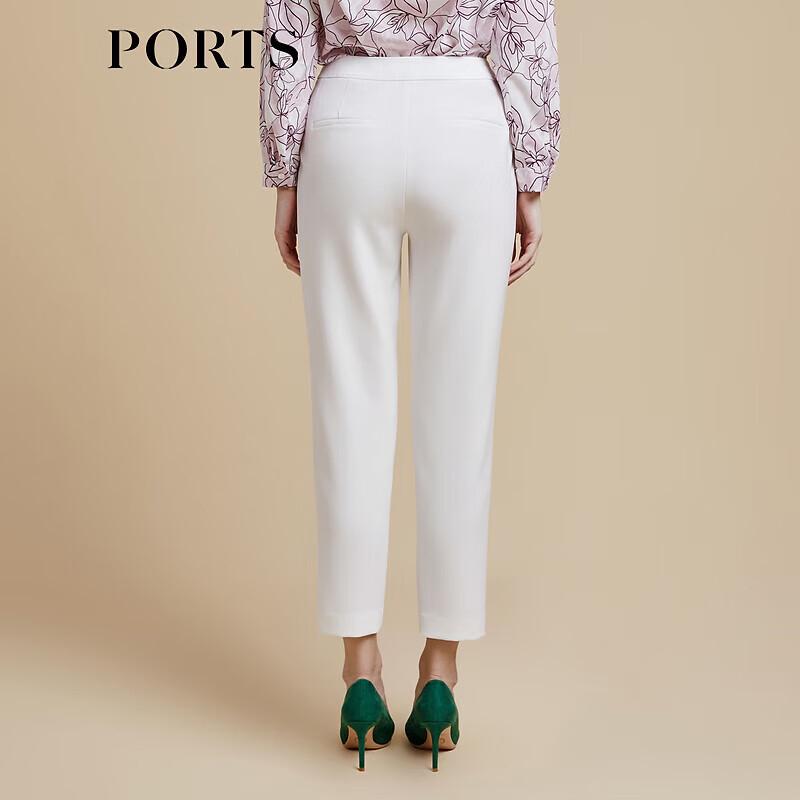 PORTS Women's High-Waist Slim-Fit Ankle Pants