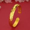 Meteor Shower Heart Sutra Open Bracelet Women's Solid Bracelet High-end Accessories
