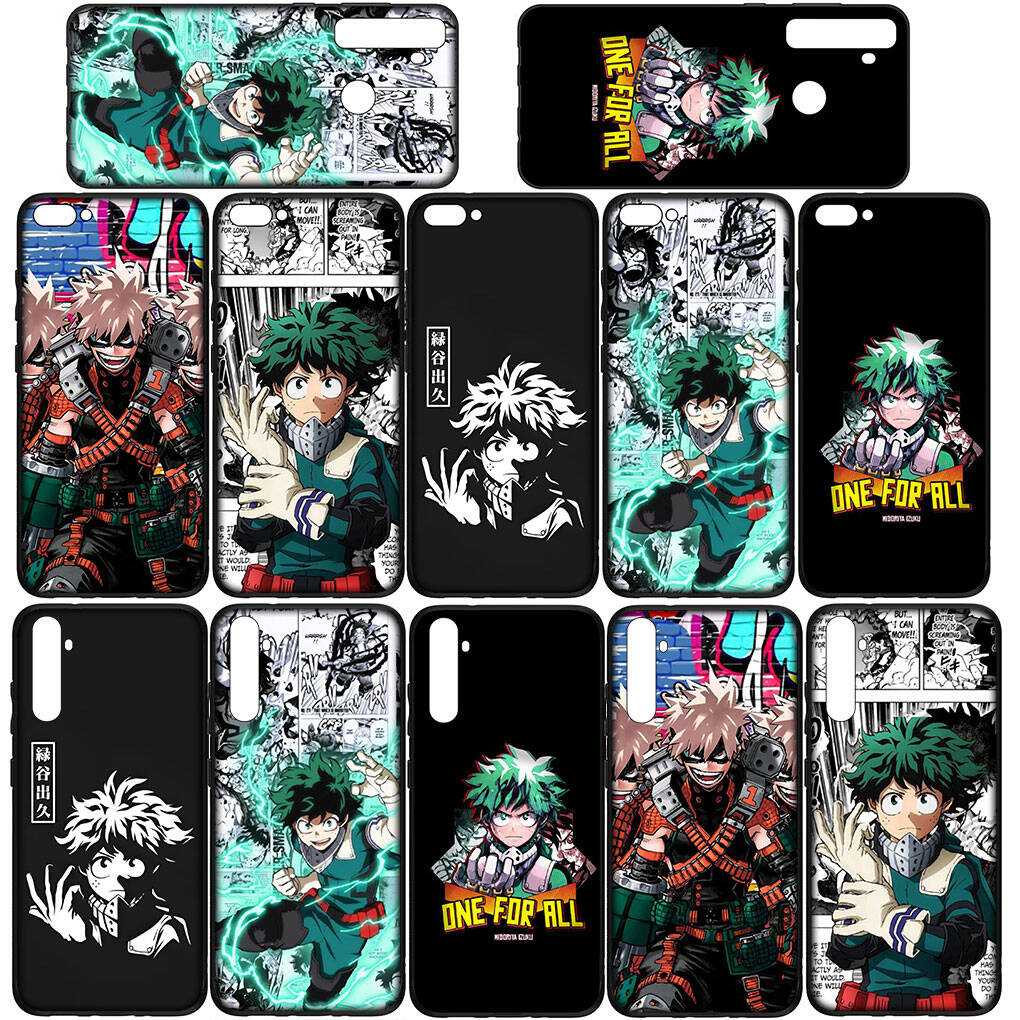Cover for iPhone 17 16 15 Xiaomi Poco Redmi Note 14 13 12 11 Pro Max Samsung Galaxy S25 S24 S23 OPPO Huawei Midoriya Izuku My Hero Academia Phone Case