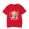 New Anime Himiko Toga Printing T-shirt Women Men Fashion Tees Round Neck Anime T-shirt