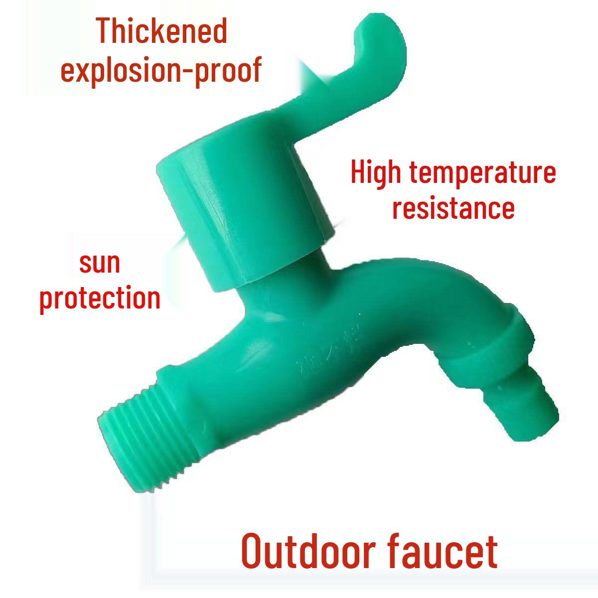 

4-точечная быстрооткрывающаяся антифризная брызгозащищенная прозрачная насадка для кухонного смесителя