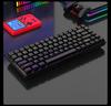 104-Key Blue/Red Switch Mechanical Keyboard with Mixed Lighting for Gaming and Office Use