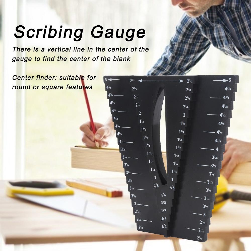 ABS Material Center Finder 2 in 1 2-in-1 Caliper Precision Scribing Gauge  Woodworking Projects