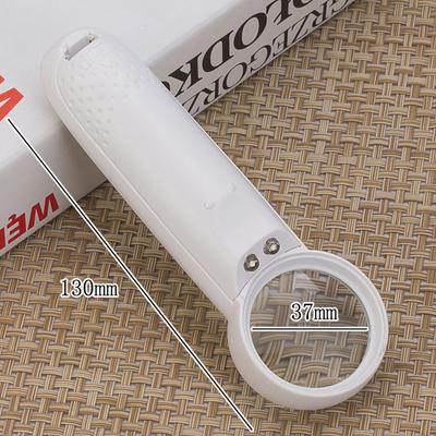 15X Lupe mit LED-Leuchten Alte Mann Lupe Wiederaufladbare Lupe Beleuchtete Handlupe Lesebrille, für Senioren