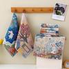 New 34x40cm Large Hand Towel 4 Layer Cotton Gauze Decorative Pure Cotton Dish Cloth Quick Dry Tea Towel Home Restaurant