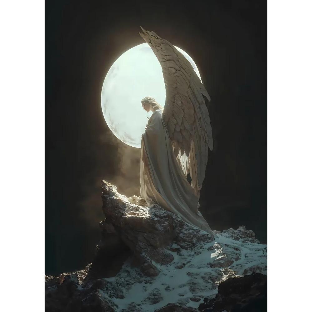 Beautiful Guardian Angel Poster Vintage Timeless Angelic Spiritual Prints Canvas Painting Girly Wall Art Picture Home Room Decor