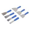 7PCS Putty Scrapers Carbon Steel Spatula Set with Storage Bag for Applying Plaster Repairing