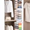 Wall-Mounted Transparent Plastic Socks and Underwear Storage Box