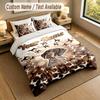 Set Biancheria da Letto Personalizzato a Tema Cane 3 Pezzi Testo e Nome Personalizzati 1 Lenzuolo 2 Federe Biancheria da Letto per la Casa 1pz