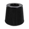 Universal Black And Red  3" Inch 76mm 3.5" inch 89mm Air Intake Cone Filter Replacement Quality Dry Air Filter