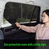 Magnetic Car Sunshade Mesh: Blackout Heat Insulation Privacy Curtain
