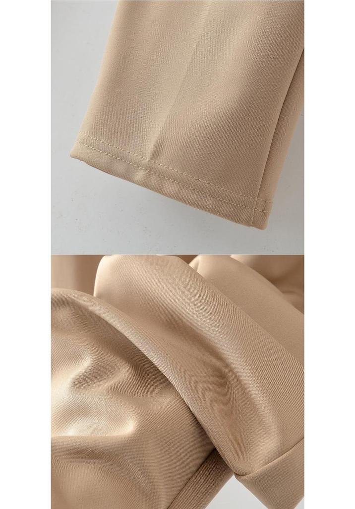 Summer High-Waisted Wide-Leg Pants for Middle-Aged Women