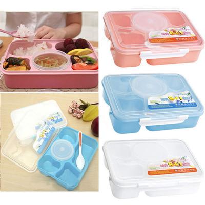Microwave Bento Lunch Box Picnic Food Fruit Container Storage Box For Kids Adult MIT