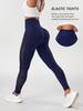 Women's Jacquard Yoga Pants Hip Lifting Hollow Design Shaping Workout Leggings High Elasticity Breathable Fitness Trousers Cross Border Style