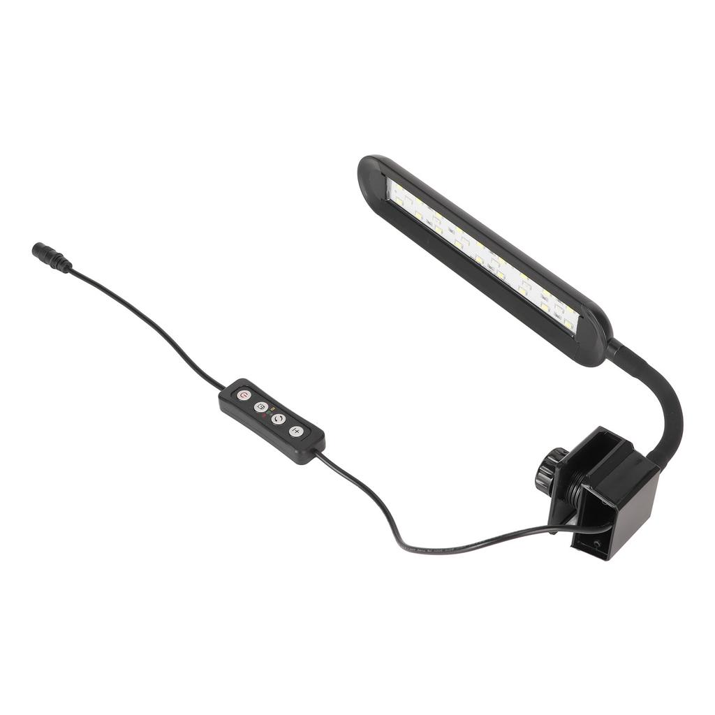 Clip On Aquarium Light Multifunction Adjustable Brightness Light Color Timing LED Fish Tank Lamp