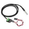 DS18B20 Temperature Sensor Module Stainless Steel Temperature Probe Waterproof Temperature Sensor Module Kit Temperature Probe Sensor Replacement F