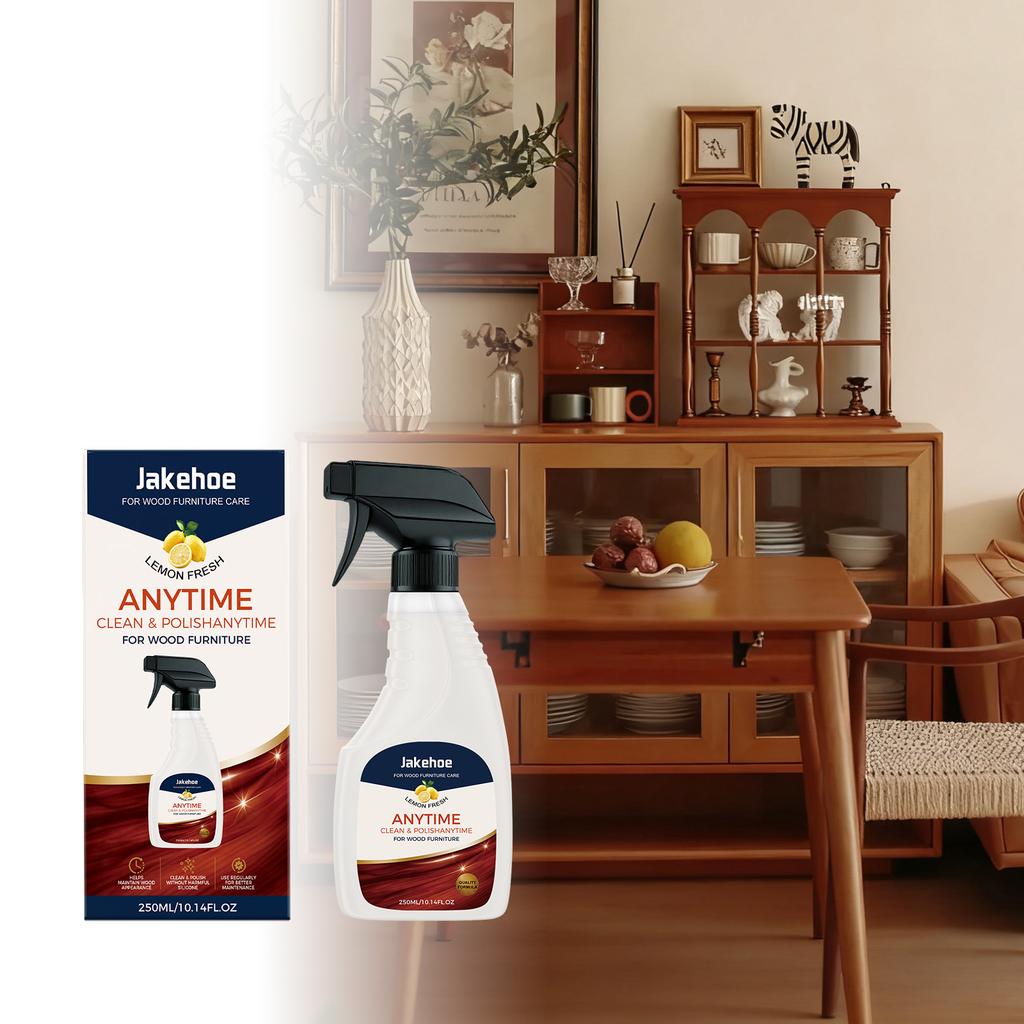 JAKEHOE Wood Cleaner and Polish All-in-One Furniture Care Dusting Restore Shine