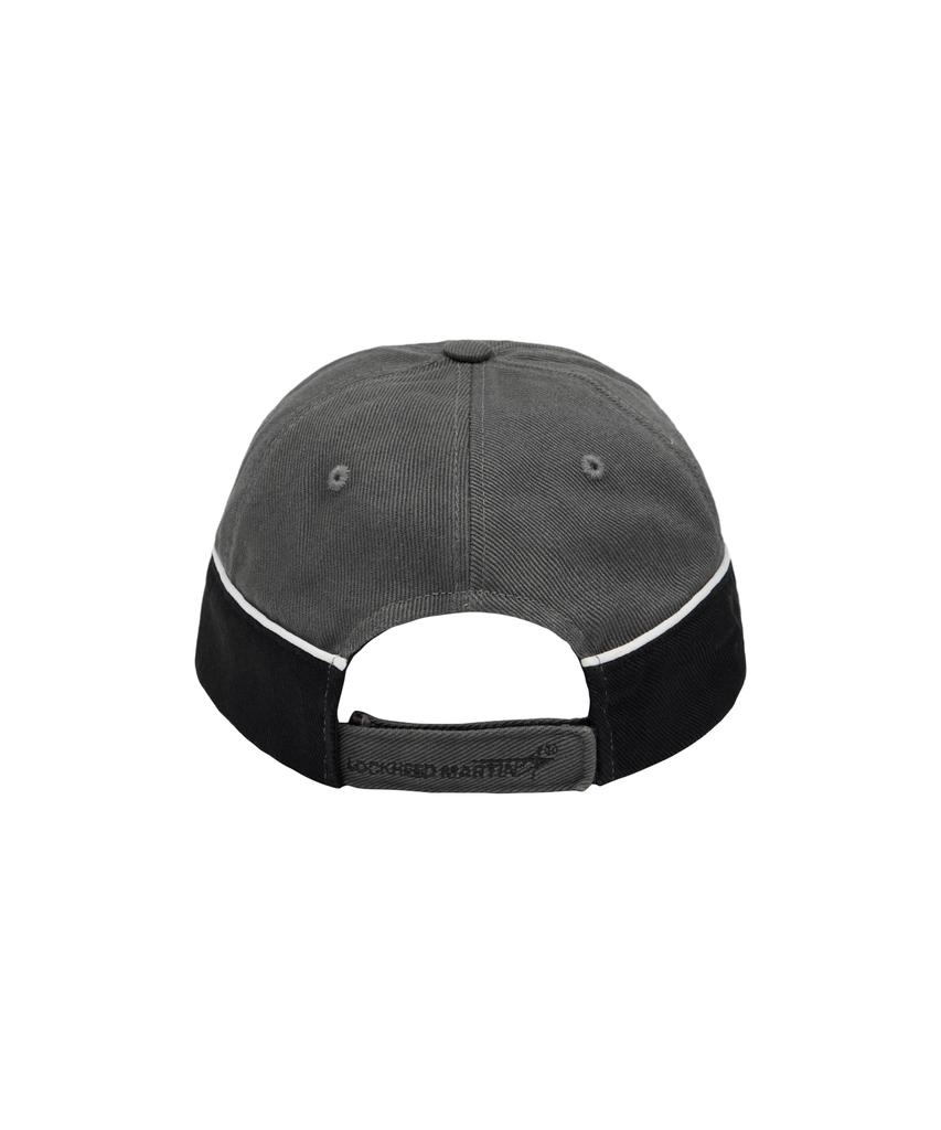 Loghideumatin Lm Blocking Reflective Piping Cotton Ball Cap (Charcoal)