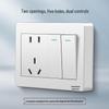 Ruidetai Surface Mounted Wall Switch & Socket Panel CN Plug (adapter Included)