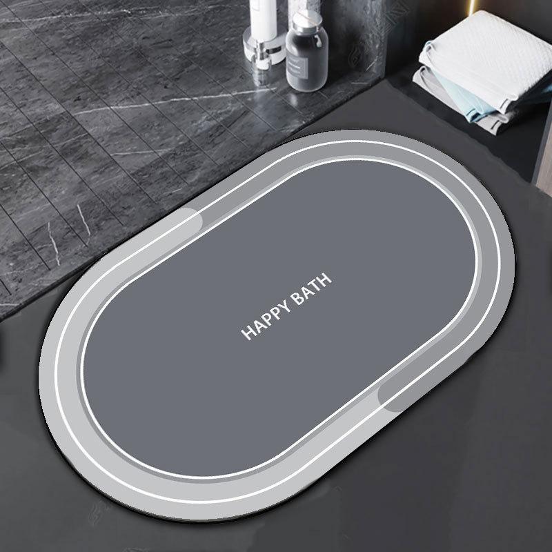 Diatom Mud Non-slip Quick Dry Bathroom Mat