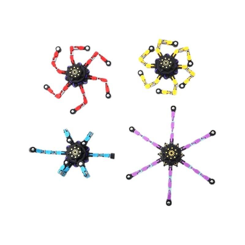 Primary School Students' Creative Tops Children's Small Toys Deformed Mechanical Tops Kindergarten Children's Fingertip Tops