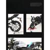 Symulacja 1/6 Yamaha R1M Metalowy Malowany Model Motocykla Dźwięk Światło Kolekcja Zabawka Motocykl Prezent dla Chłopaka Miniaturowy Samochodzik
