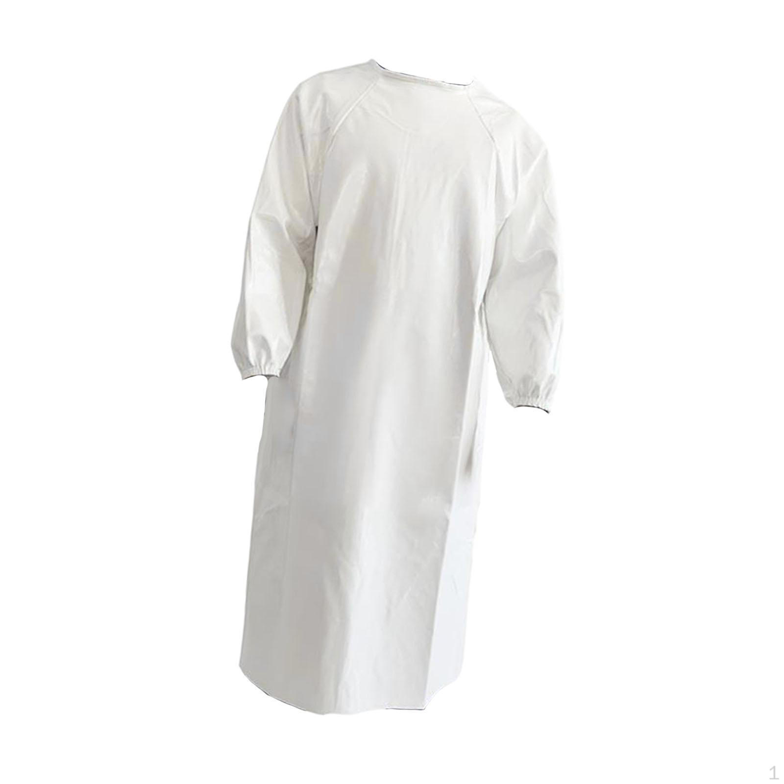 

Фартук с длинным рукавом для и металлообрабатывающих работ white 120x125cm