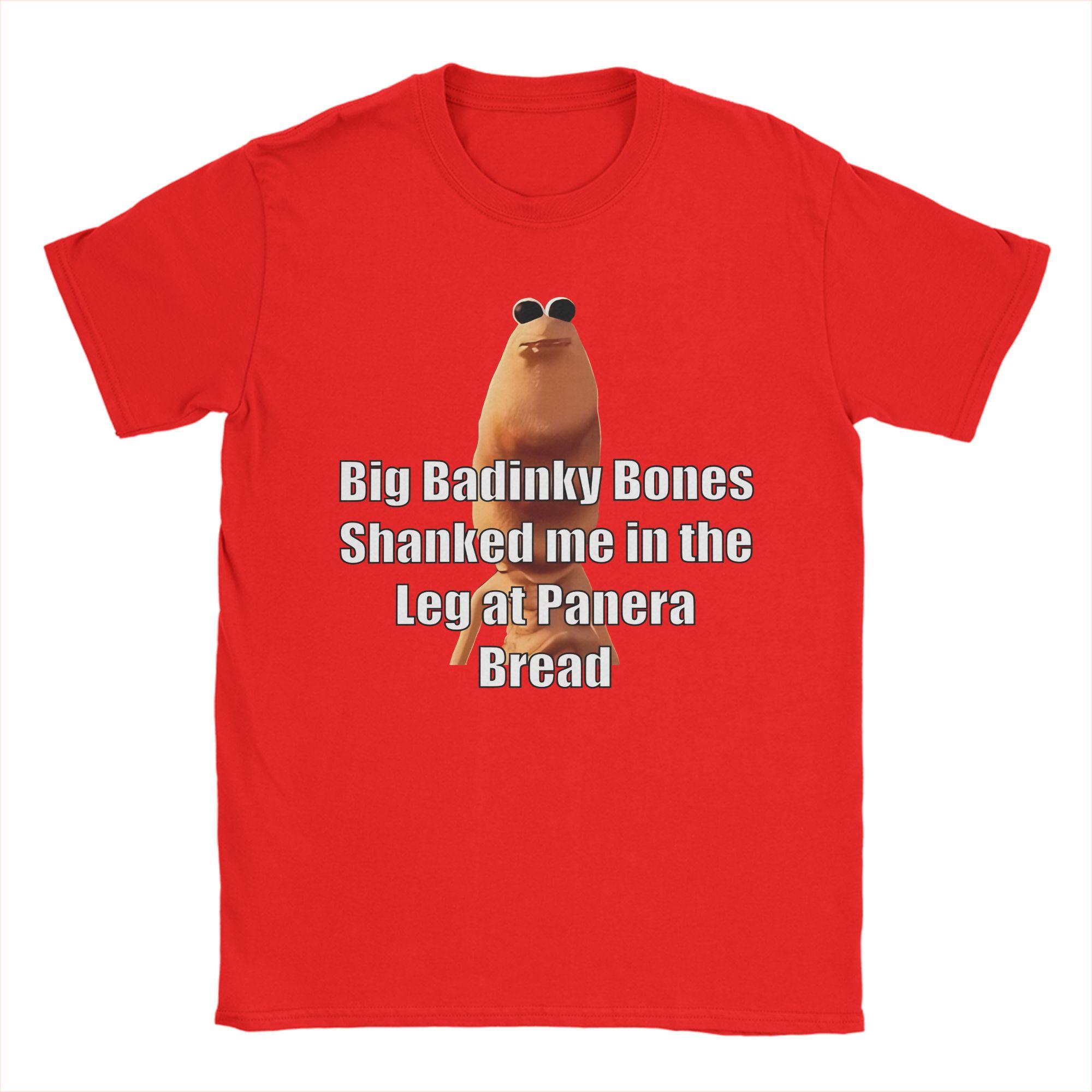 

Marcus the Worm Big Badinky Bones Shanked me Outfit Unisex T Shirts Pure Cotton Tee Printed Tshirt Clothing S