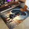 1PC Dachshund in the rain Anti-slip carpet, suitable for Office, bedroomand playrooms. It can also be used as a sofa footrest cover-R17