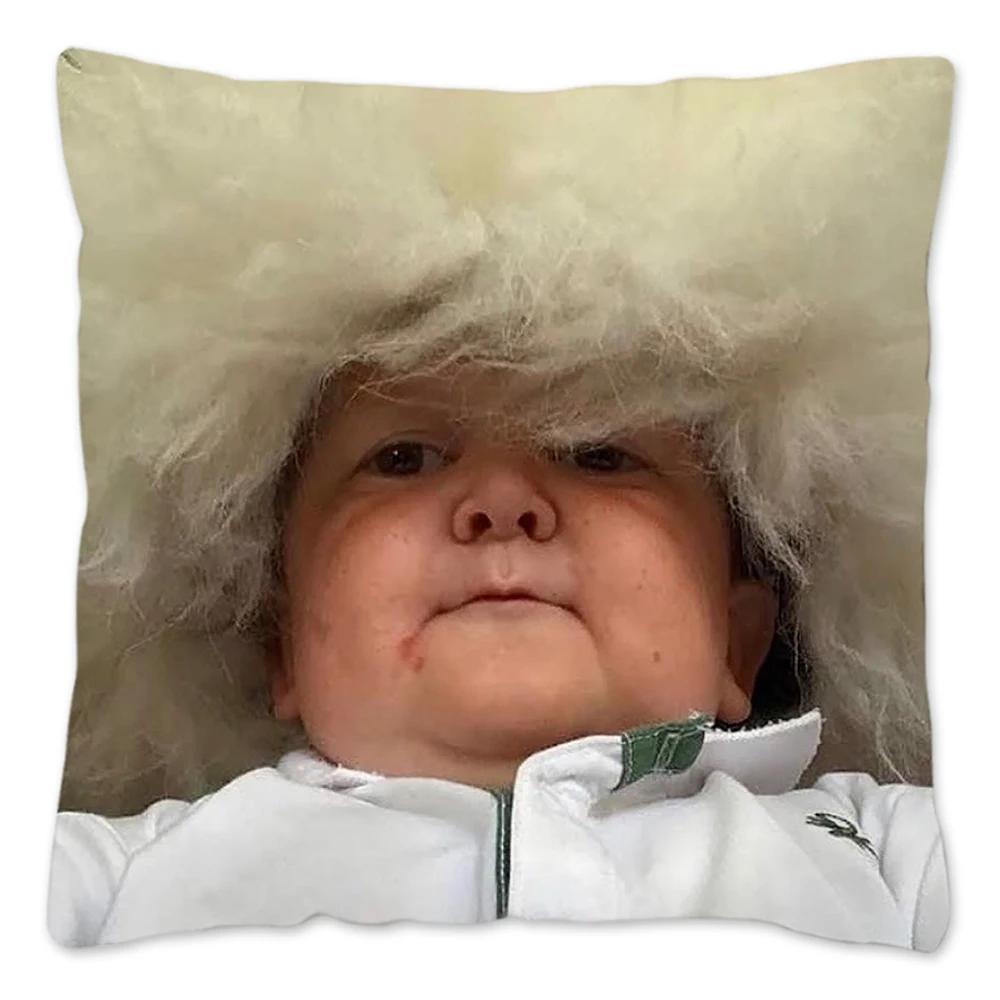 Hasbulla Hasbullah Meme Pillow Case Home Decoration Cushion Cover 45x45cm 40x40cm 50x50cm Throw Pillow Cover Housses De Coussin