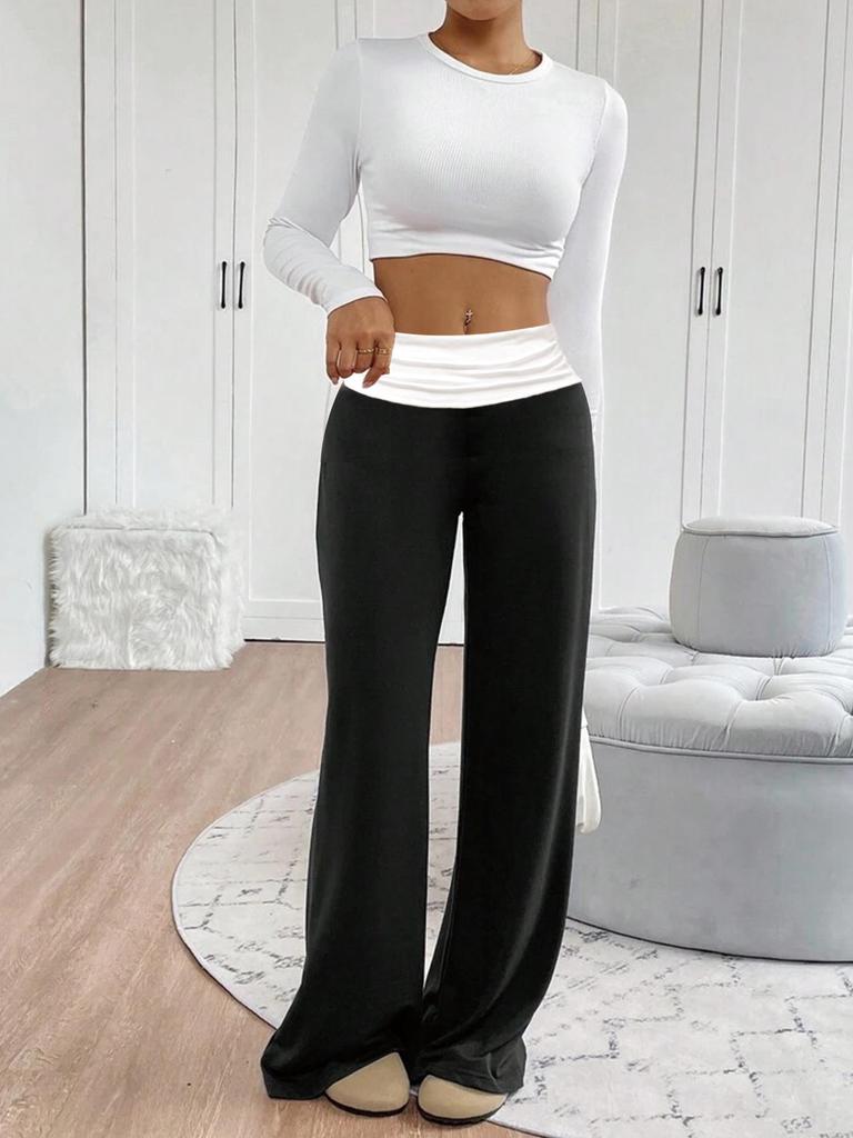 2025 Fall/Winter Women's Drape Wide-Leg Pants - Comfortable, Slimming, Loose Fit for Yoga and Casual Wear.