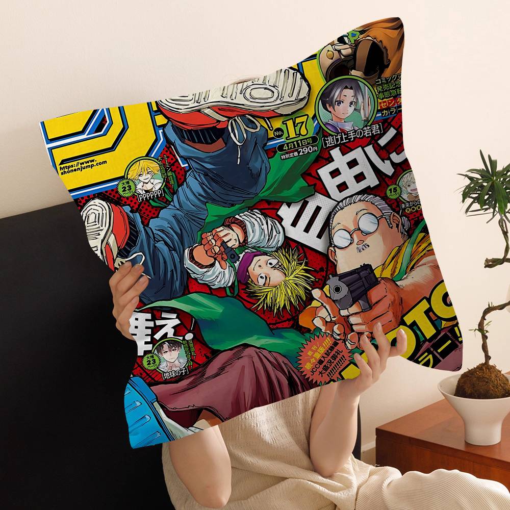 Anime SAKAMOTO DAYS Personalized Pillow Cover Kids Bedroom Wild Party Decor Pillowcase Kid Birthday Shower Gift