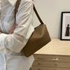 Solid Color Fashionable Versatile Underarm Bag High-end Women's Bag Simple and Portable Shoulder Bag Bag