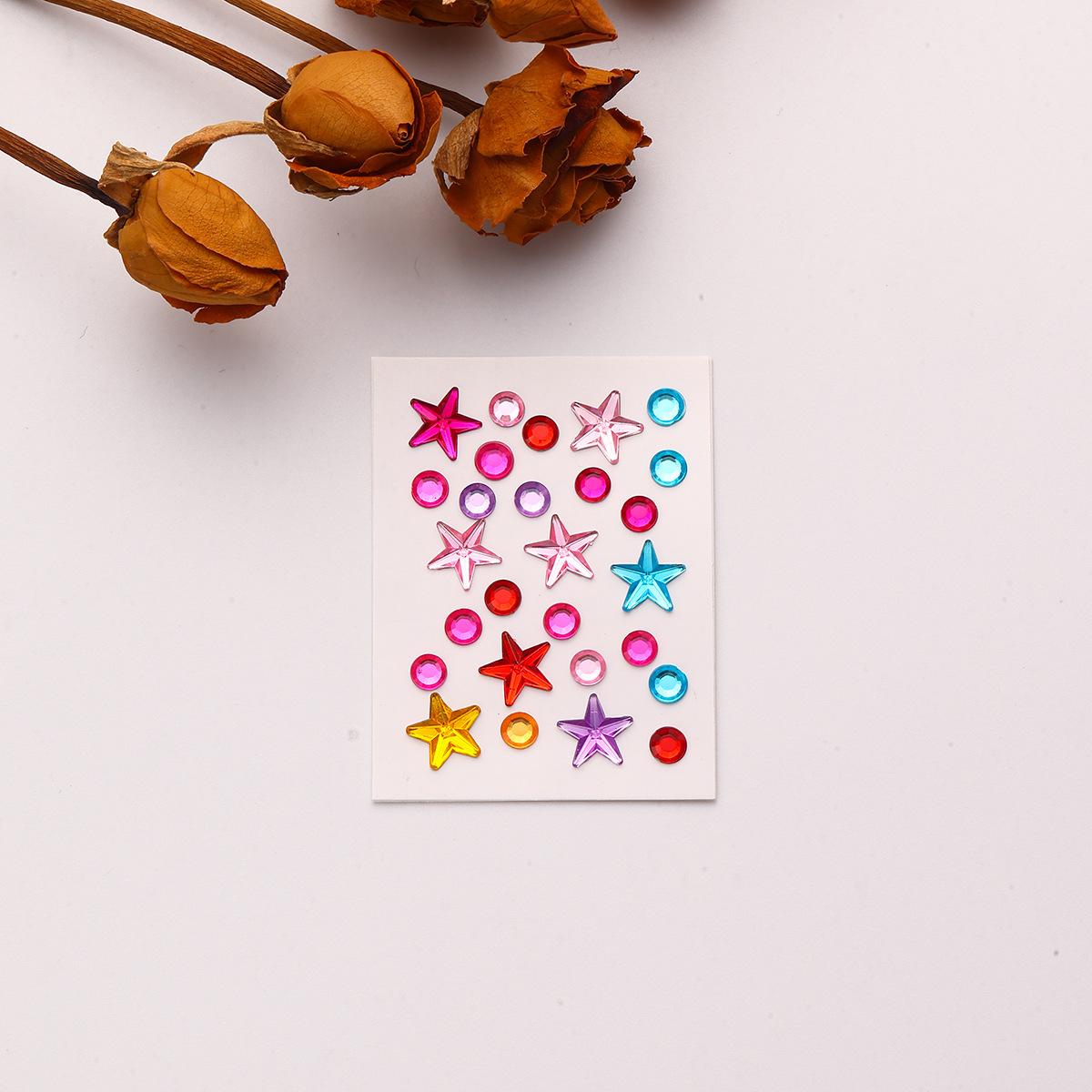 

10pcs 3D Gem Stickers Self Adhesive Jewel Crafts Sparkly Rhinestone Stickers Crystal Sticker for Kids DIY Decorations 1600*900*700MM