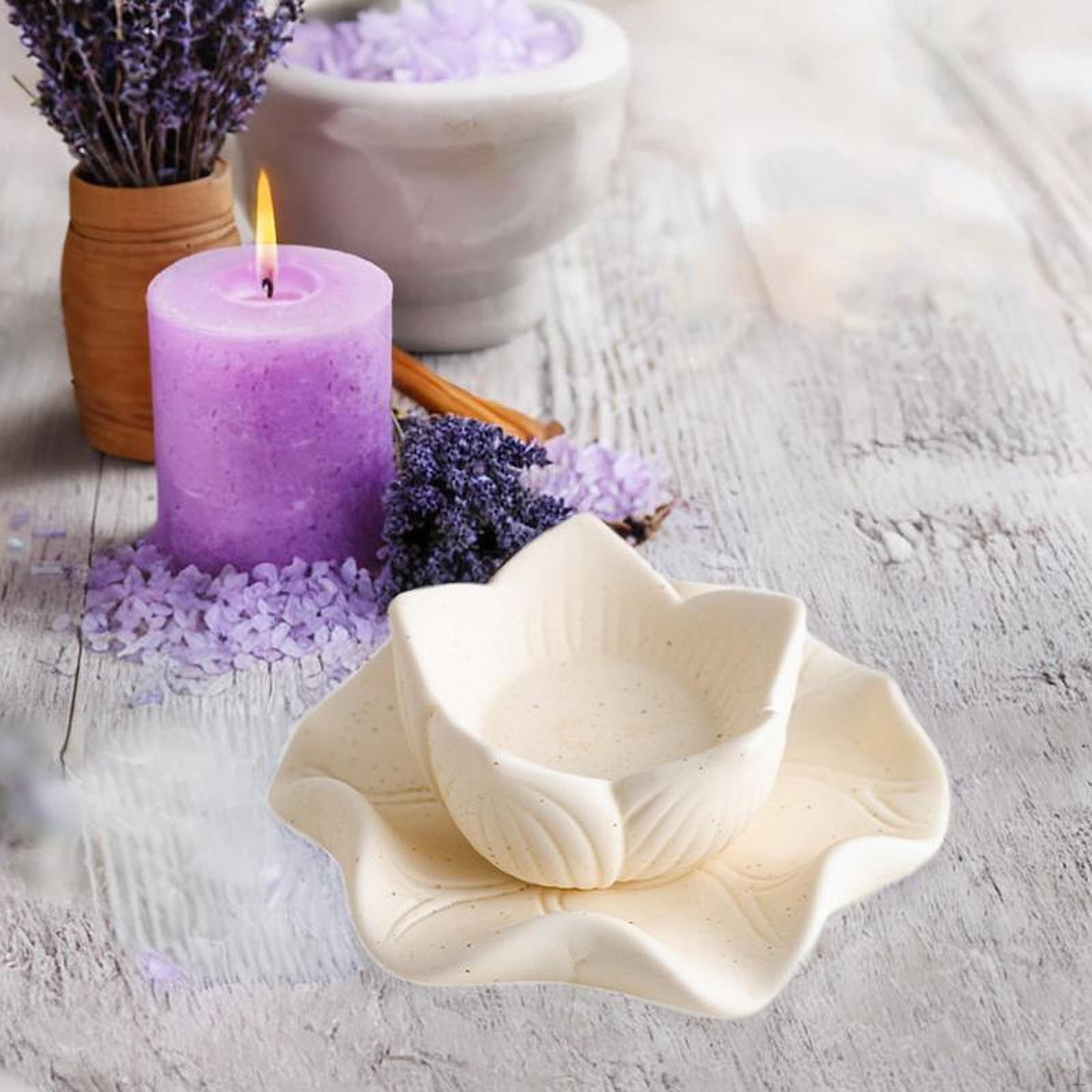 

Набор подставок для свечей Lotus для элегантного домашнего декора yellow Gypsophila