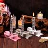 Resin Candlestick Holder Mold Bowtie Candle Holder Silicone Mold Art Craft Decorative Casting Mould For Concrete Cement Gypsum
